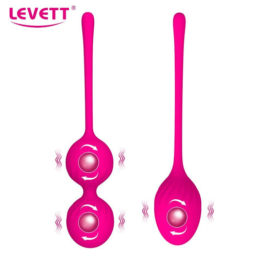 Kegel Balls Safe Silicone Vibrator for Women - Strengthen Muscles
