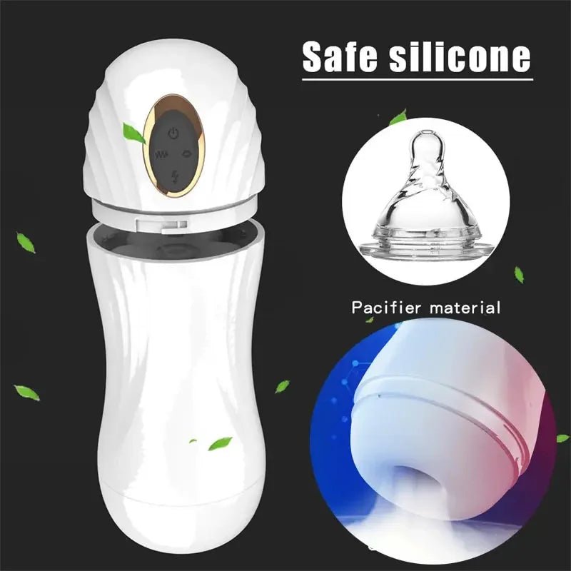 Am Sex Men Sucker Dildo Massage Ejaculating Toy Vibrator Tool