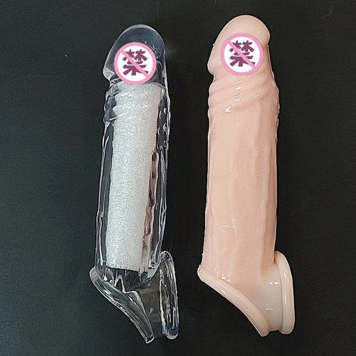 Realistic Extension Cover Sleeve for Men for Enhanced Pleasure