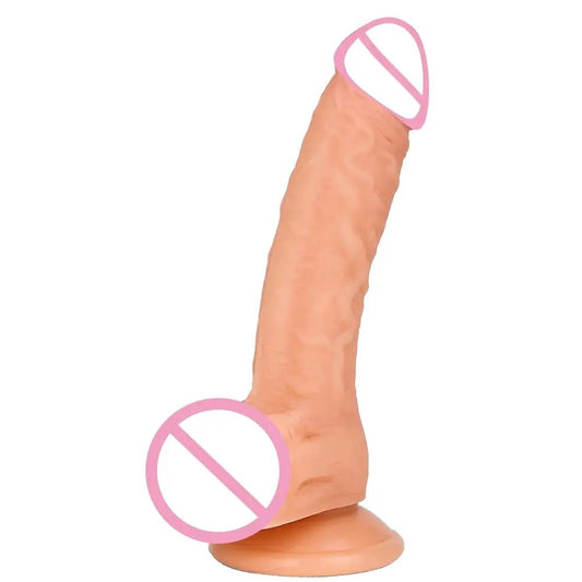 7.1 Inch Realistic G Spot Stimulator with Suction Cup Toy