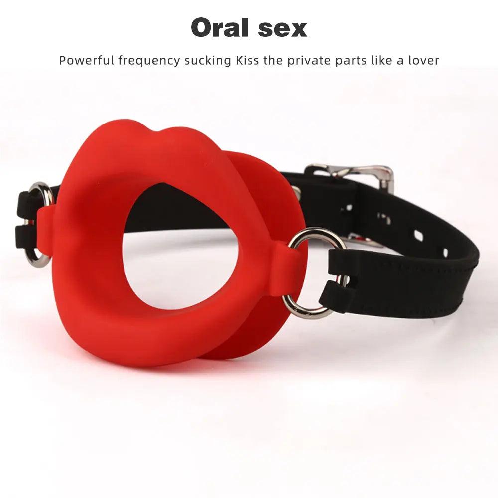 Silicone Oral Fixation Silicone O Ring Mouth Plug for Pleasure
