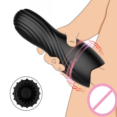 Male Glans Massager Stimulator Vibrator for Men Delight Device
