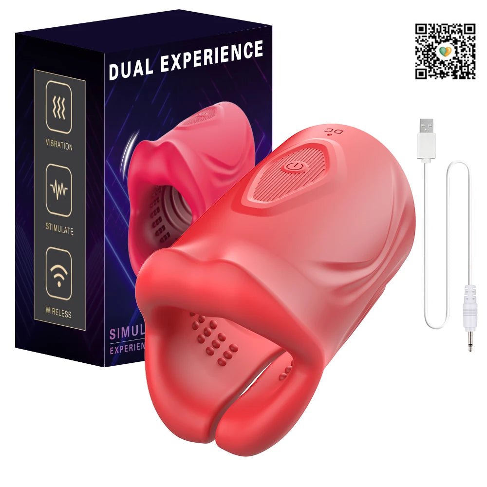 APP Remote Control Ring Vibrator Wearable Sleeve Toy for Couples