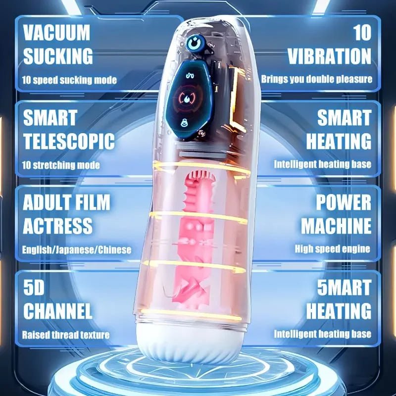 Automatic Sucking Male Vibrator Machine for Intense Pleasure