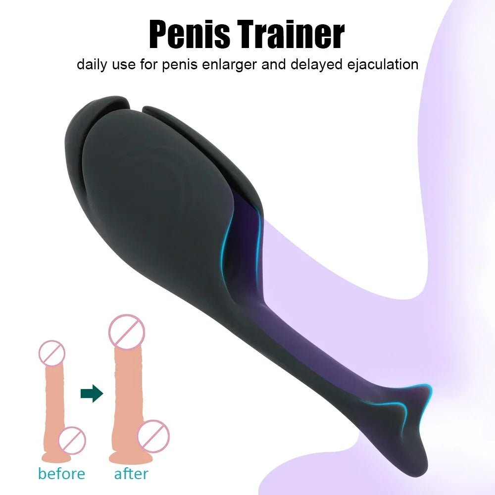 2 Motor Vibrators Testis Massager Toy for Ultimate Enjoyment