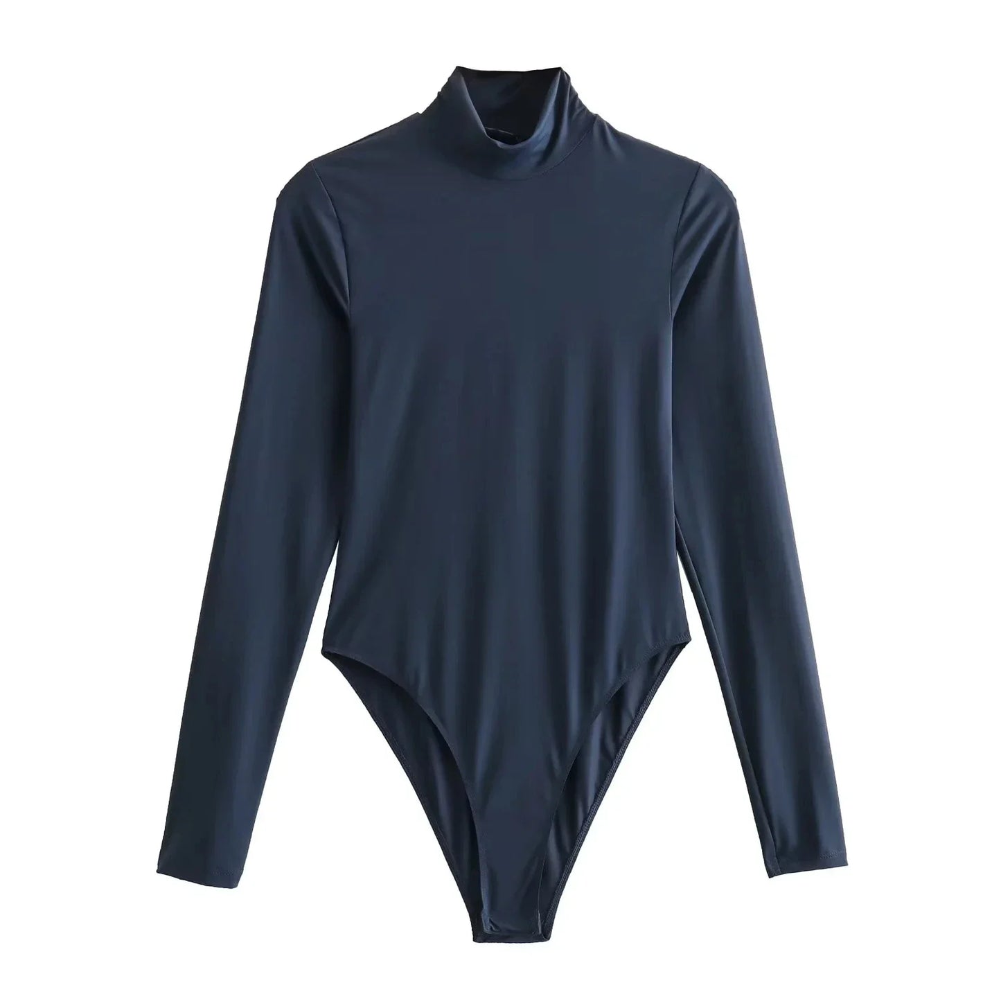 TRAF 2024 Women's Long Sleeve Body High Neck Bodysuit
