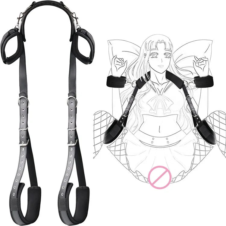 BDSM Handcuff Restraint Set For Couples Bondage Toy Skin Friendly
