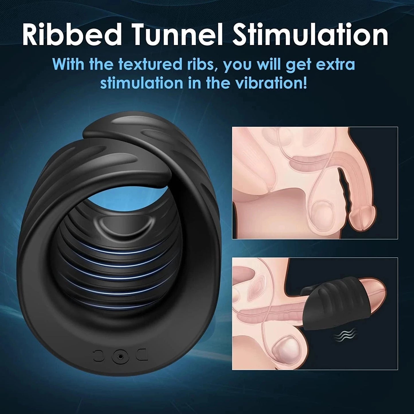HESEKS Male Training Vibrator with App Control for Pleasure
