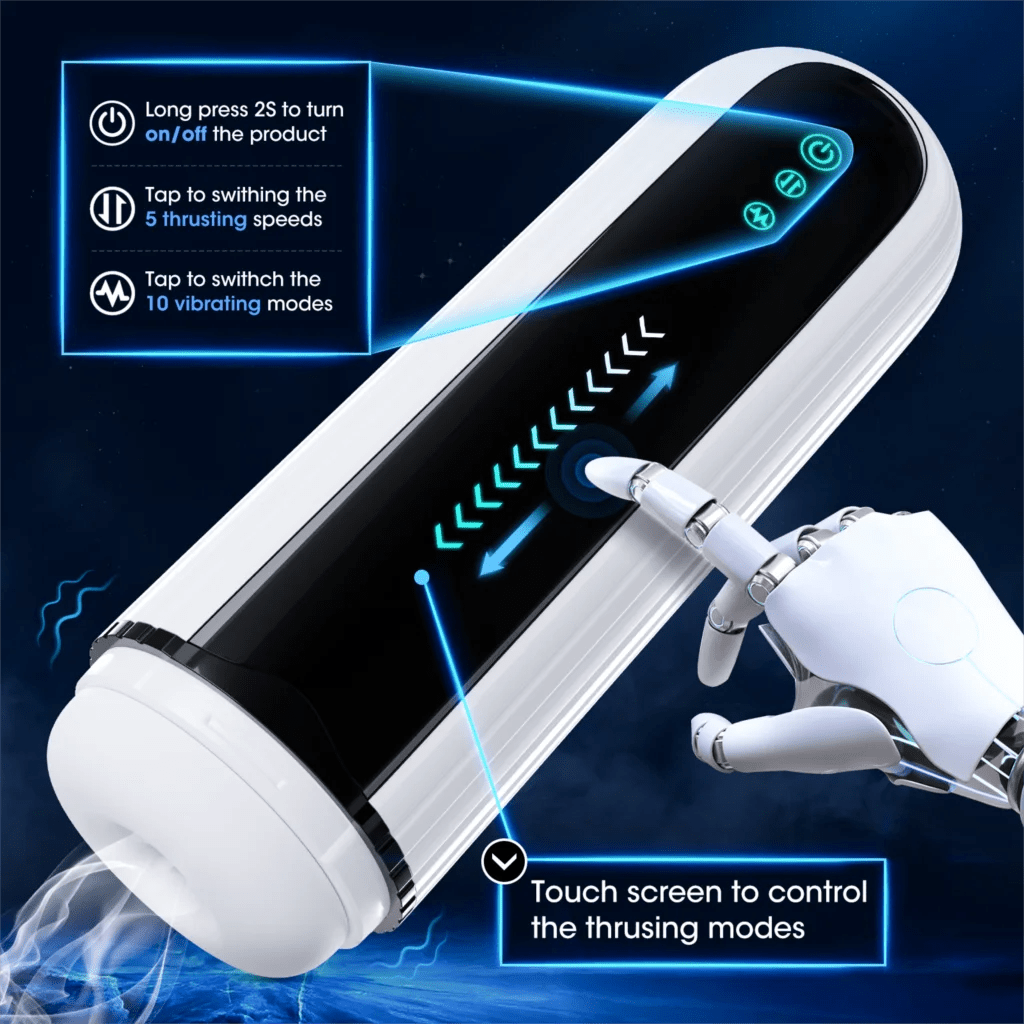 Male Sohimi Automatic Thrusting Vibrator Toy for Intense Pleasure