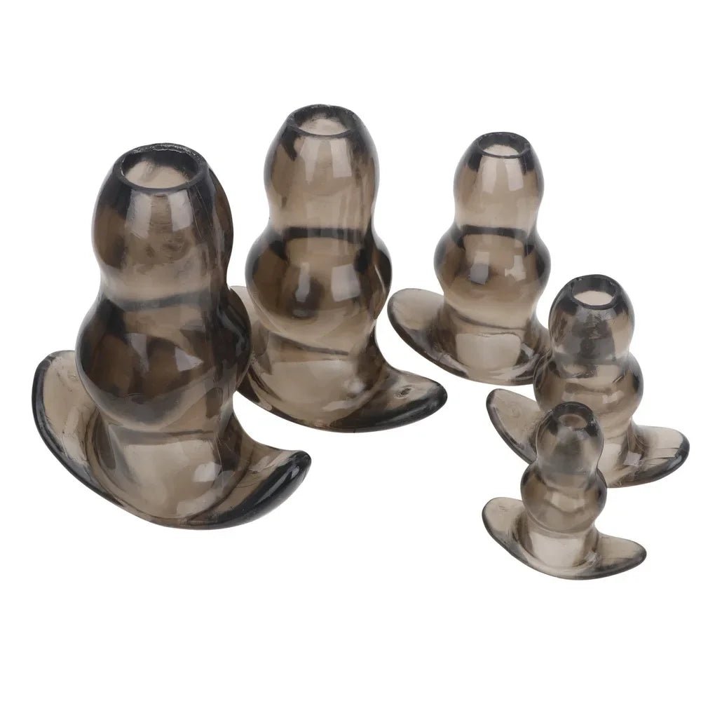 Silicone Hollow Dilator Gay Love Toys Butt Soft Speculum Enema Insert