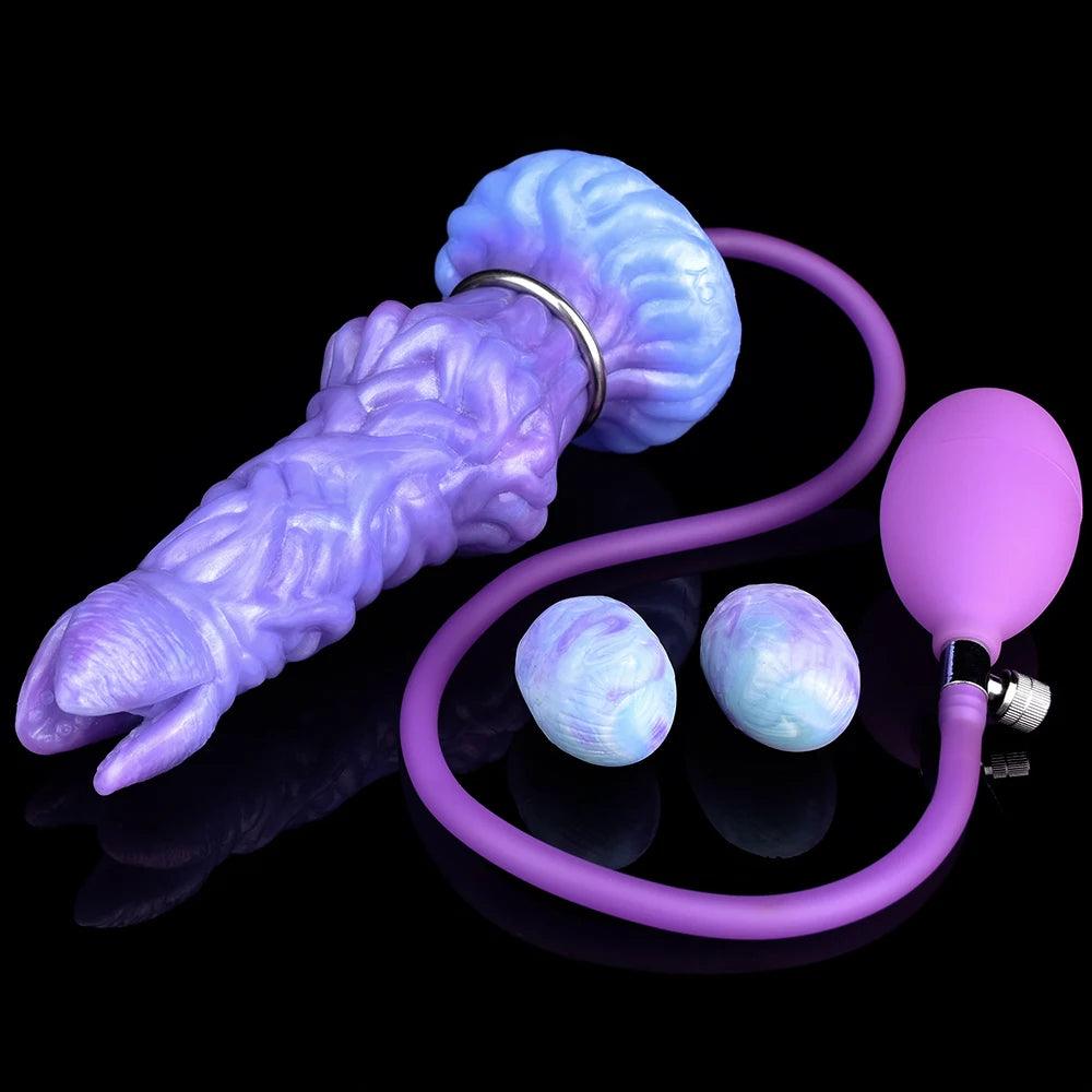 COLMISS Silikone Pneumatisk Ovipositor Dildo