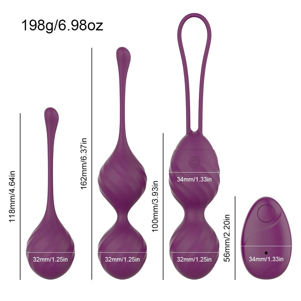 10 Speed Kegel Ball Remote Control Vibrating Egg Device