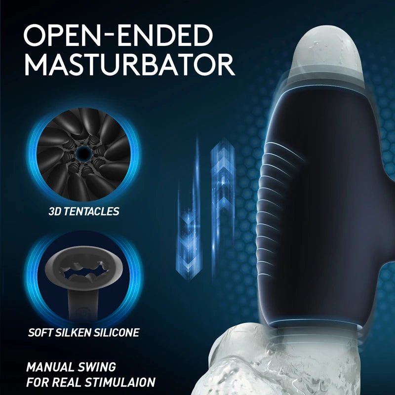 10 Vibration Male Devices APP Manual Control Stimulation Machine