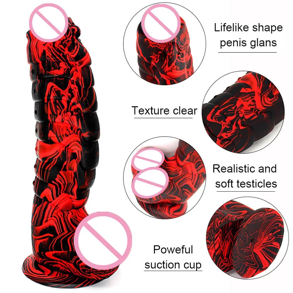 XXL Huge Realistic Dragon Scales With Suction Cup Enjoyment