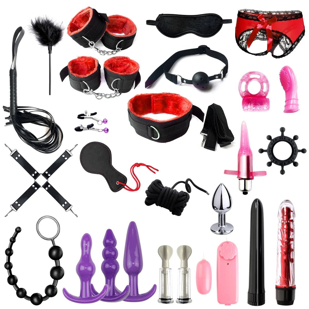 BDSM Love Set Bondage Kits Adult Toys for Women Pleasure