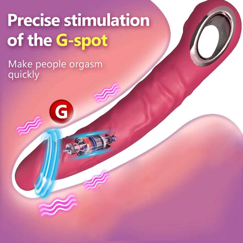 Realistic Dildo Vibrator G Spot with Female Stimulator Big Penis Anal Plug Adult Man Real Penis Sex Toys for Women 10 Modes