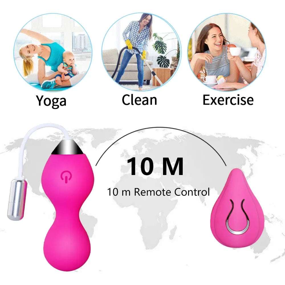 Vaginal Balls Vibrator Stimulate Sex Toys for Women Tighten Exercise Chinese Kegel Balls Love Eggs Ben Wa Geisha Balls Training