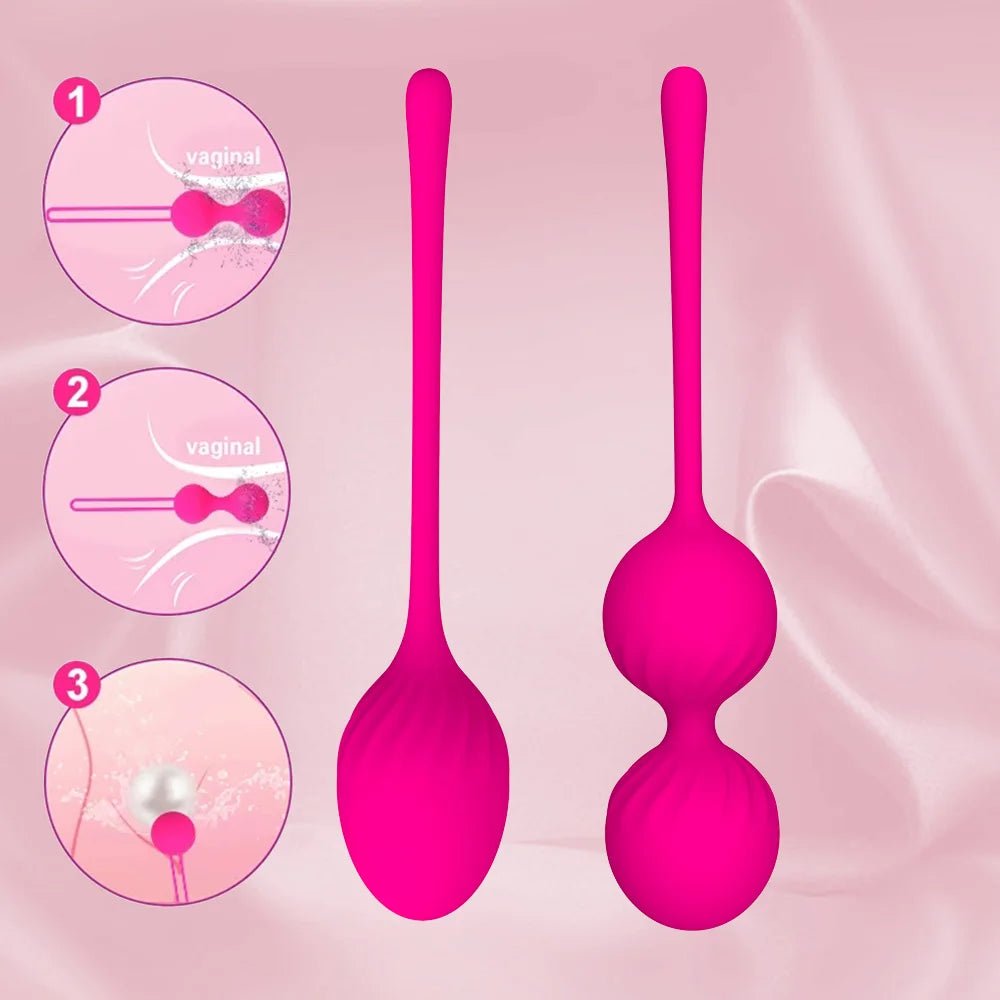 Safe Silicone Smart Ball Vibrator for Kegel Exercise Use