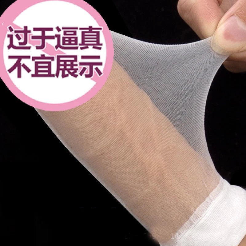 Stocking Fetish Sleeve Elastic Condom Toys for Enhanced Pleasure