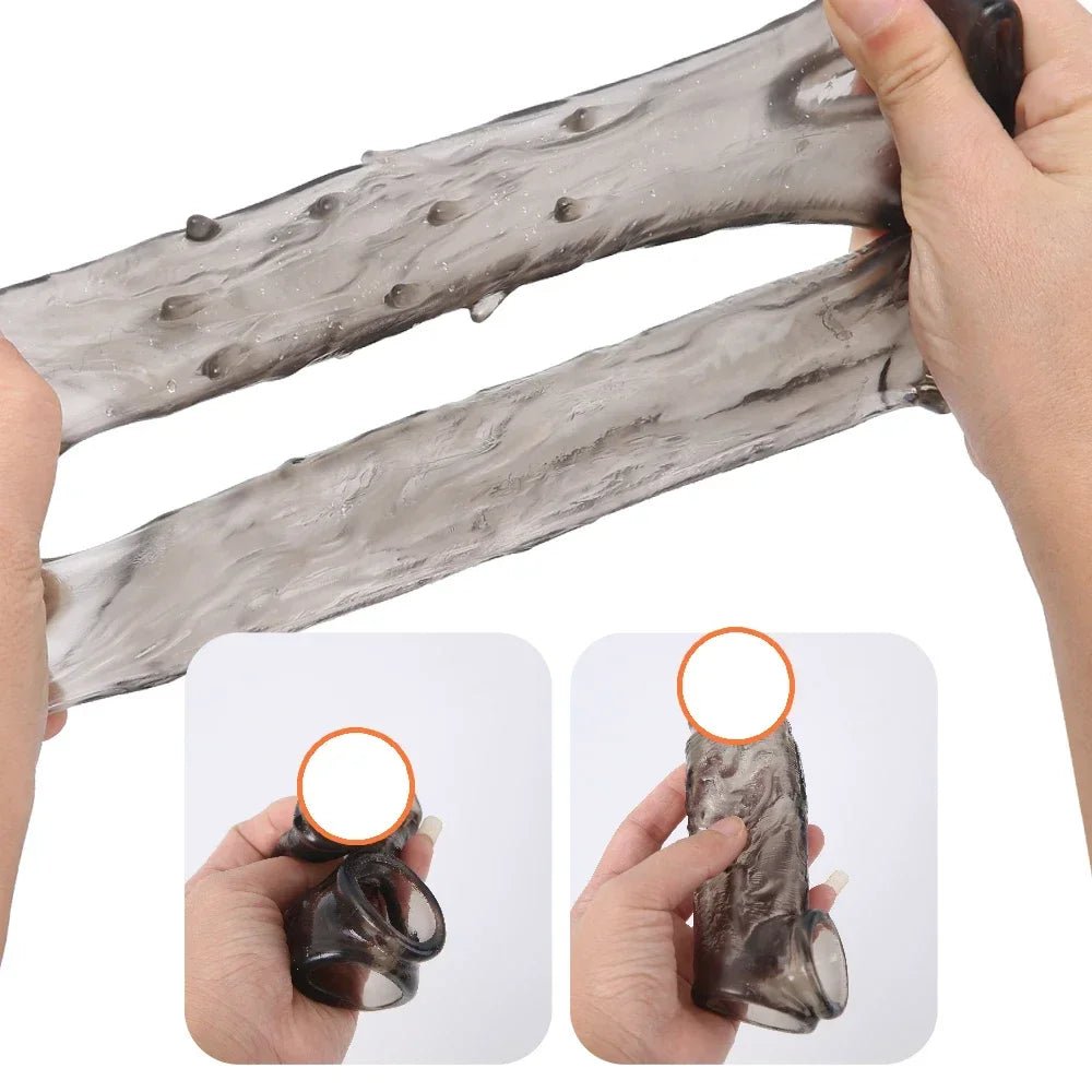 Realistic Sleeve Extender For Delay Ejaculation Toys