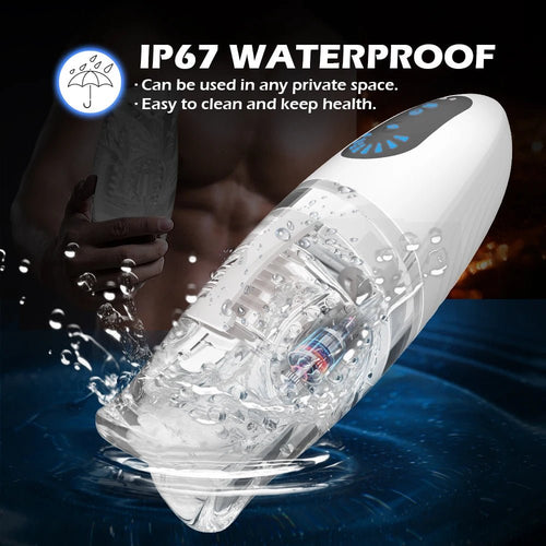 Automatic Toy for Men Oral Pleasure Device Vibrator 55 Characters