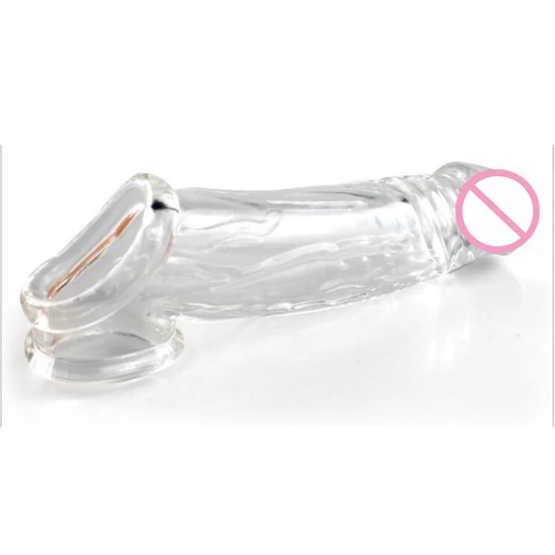 Silicone Sleeve Soft Realistic Extender for Pleasure