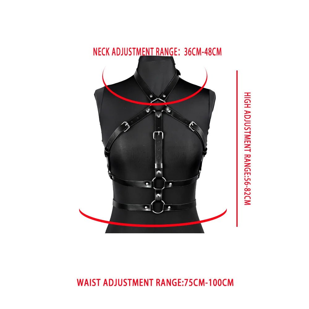 Sexy Bdsm Harness Collar Bondage Bra Cage Lingerie for Women