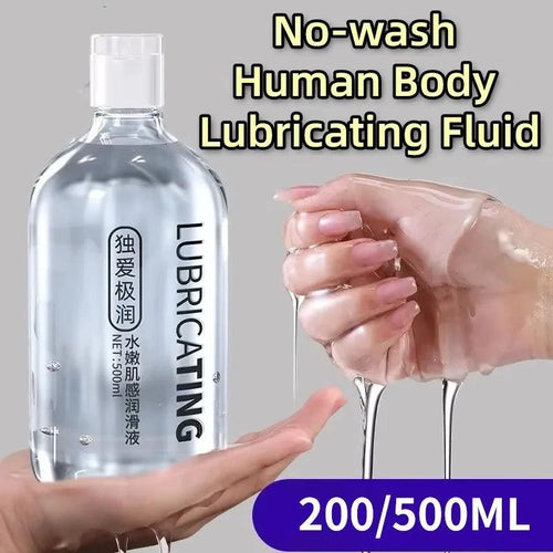 500ml Large Capacity Lube for Enhanced Intimacy Pleasure