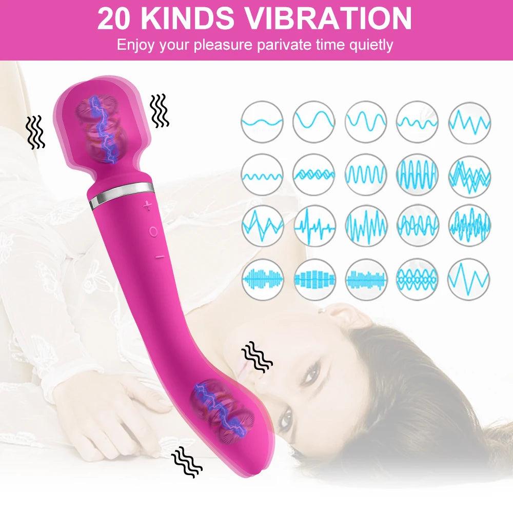 20 Speeds Powerful Dildo Vibrator for Ultimate Pleasure Experience