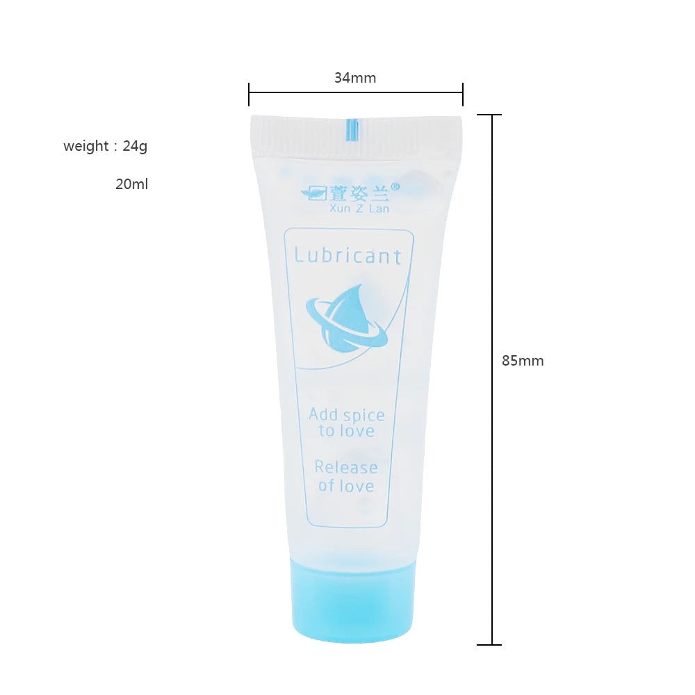 20ml Mini Water Based Lubricant For Silk Gel Lube