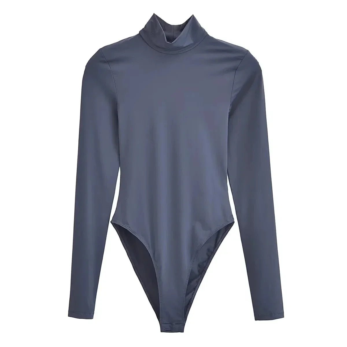 TRAF 2024 Women's Long Sleeve Body High Neck Bodysuit
