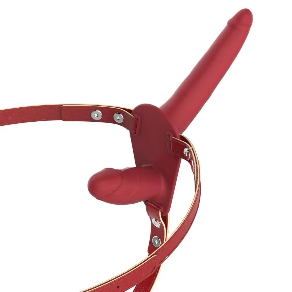 Women Wearing Dildo G-spot Stimulator Silicone Belt Pants