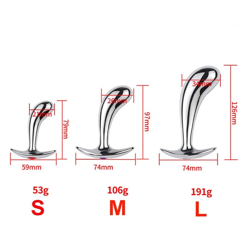 Metal Plug P Spot Stimulator Prostate Massager for Men and Women