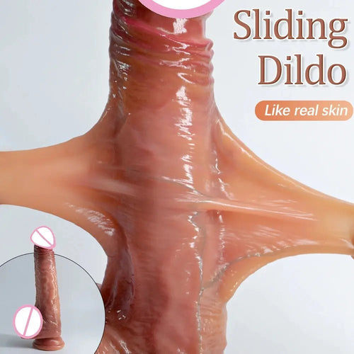 Realistic Dildos for Women Big Skin Sliding Joy Delight