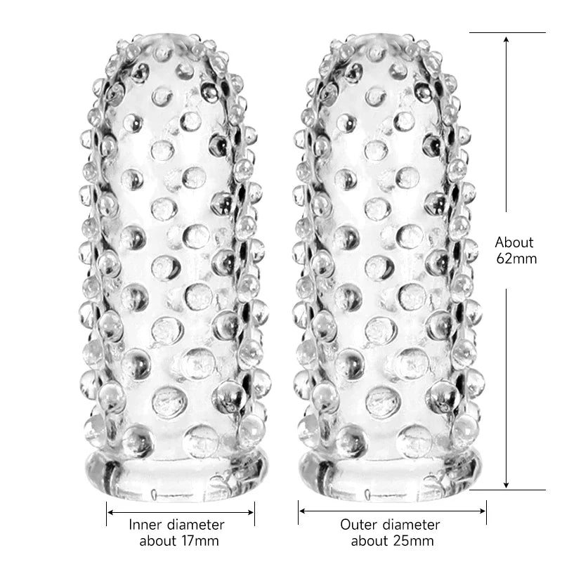 Finger Sleeve Vibrator Silicone Stimulator For Women Bliss