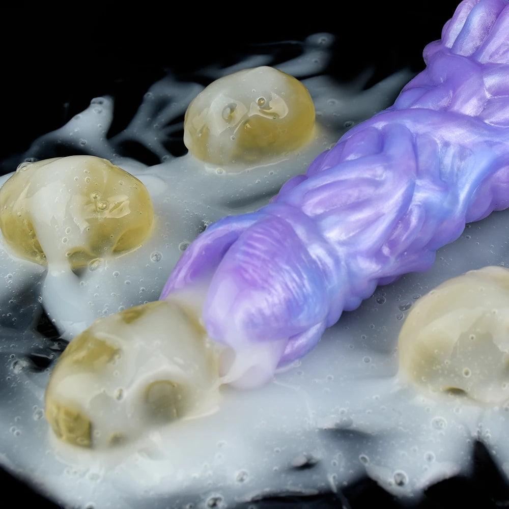 COLMISS Silikone Pneumatisk Ovipositor Dildo