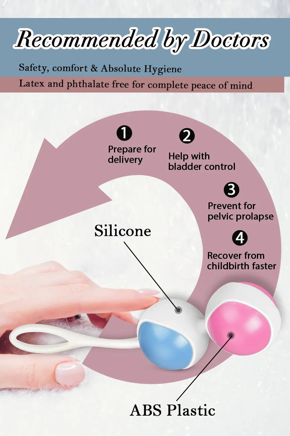 Kegel Balls For Women Tighten Exercise Trainer For Pelvic Health