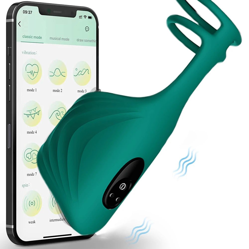 HESEKS APP Remote Double Vibrator Ring for Ultimate Pleasure