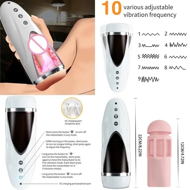 Genital Electric Canned Pleasure Training Trainer Rose Device