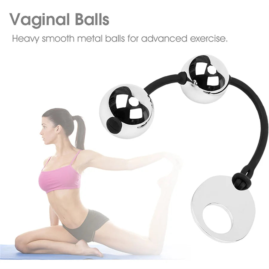 Metal Geisha Balls Kegel Balls for Women - Strengthen Pelvic Muscles