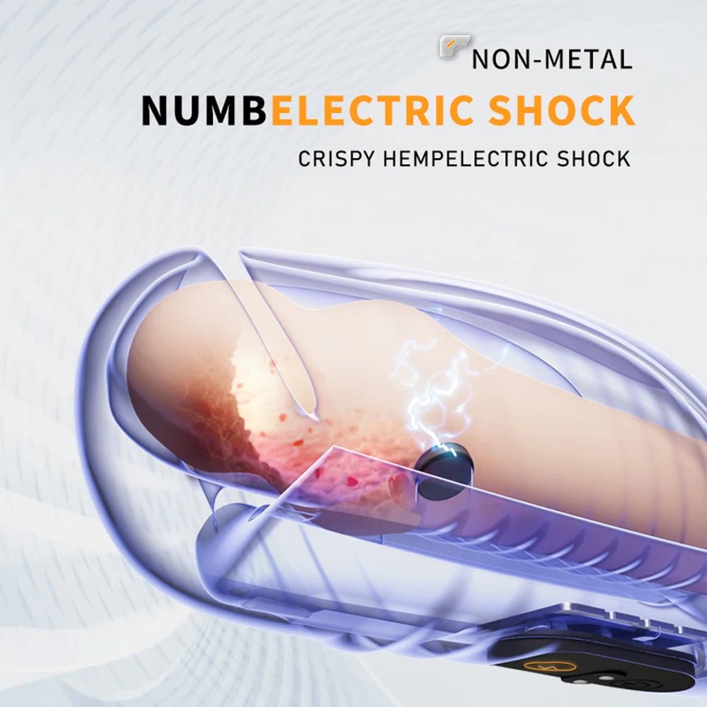 Training Endurance Vibrator Electric Shock Device for Men