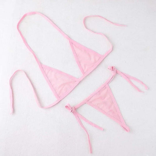 Womens Sexy Lingerie Bikini Swimwear 2 Piece Bra Set