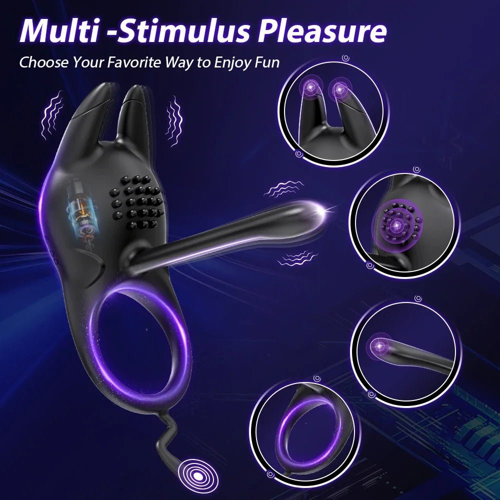 Vibrating Ring for Men for Ultimate Pleasure Boost Device