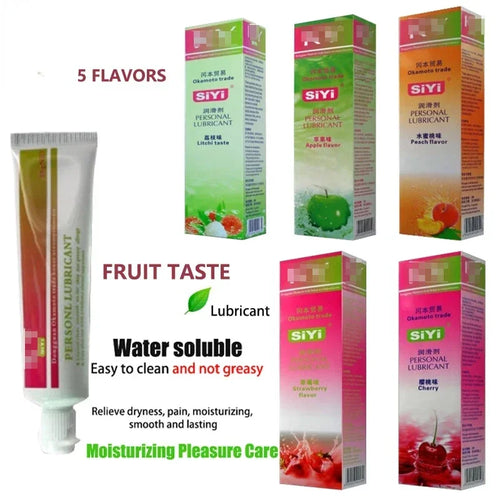 Edible Flavor Water Based Lubricant 50ML for Couples Delight