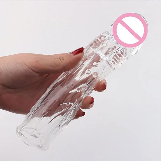 3D Condoms Extender Enlarger Delay Ejaculation Enhancer