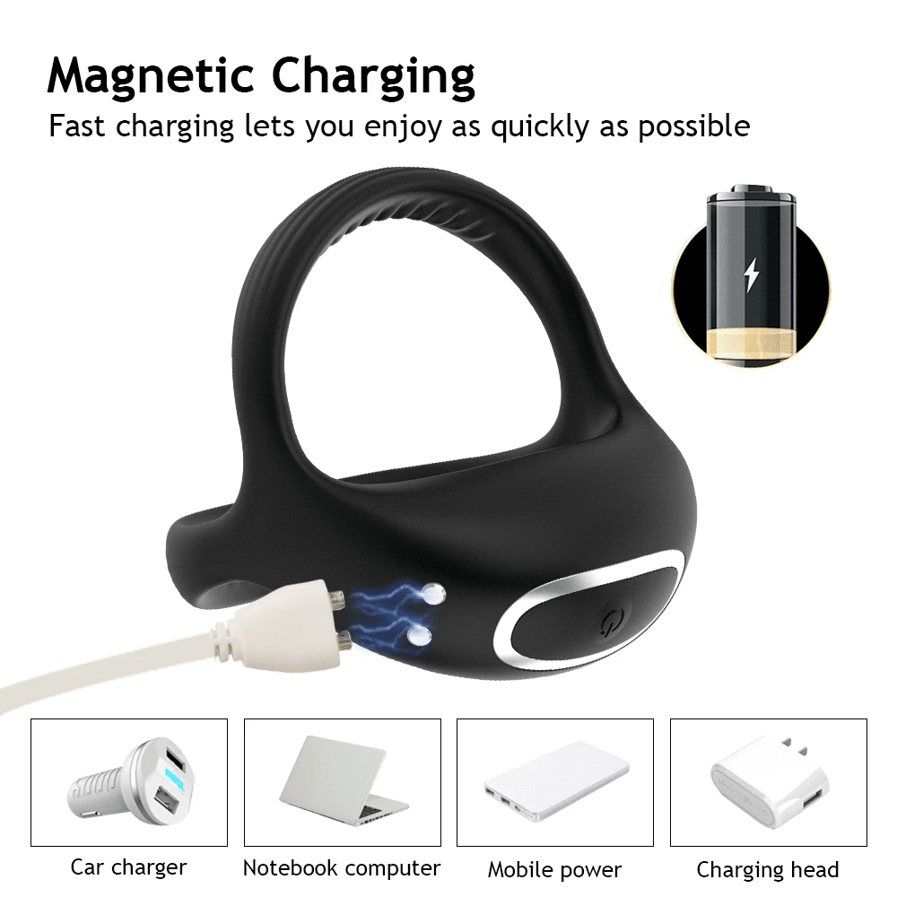 Vibrating Ring for Men Silicone Rings for Stronger Erection