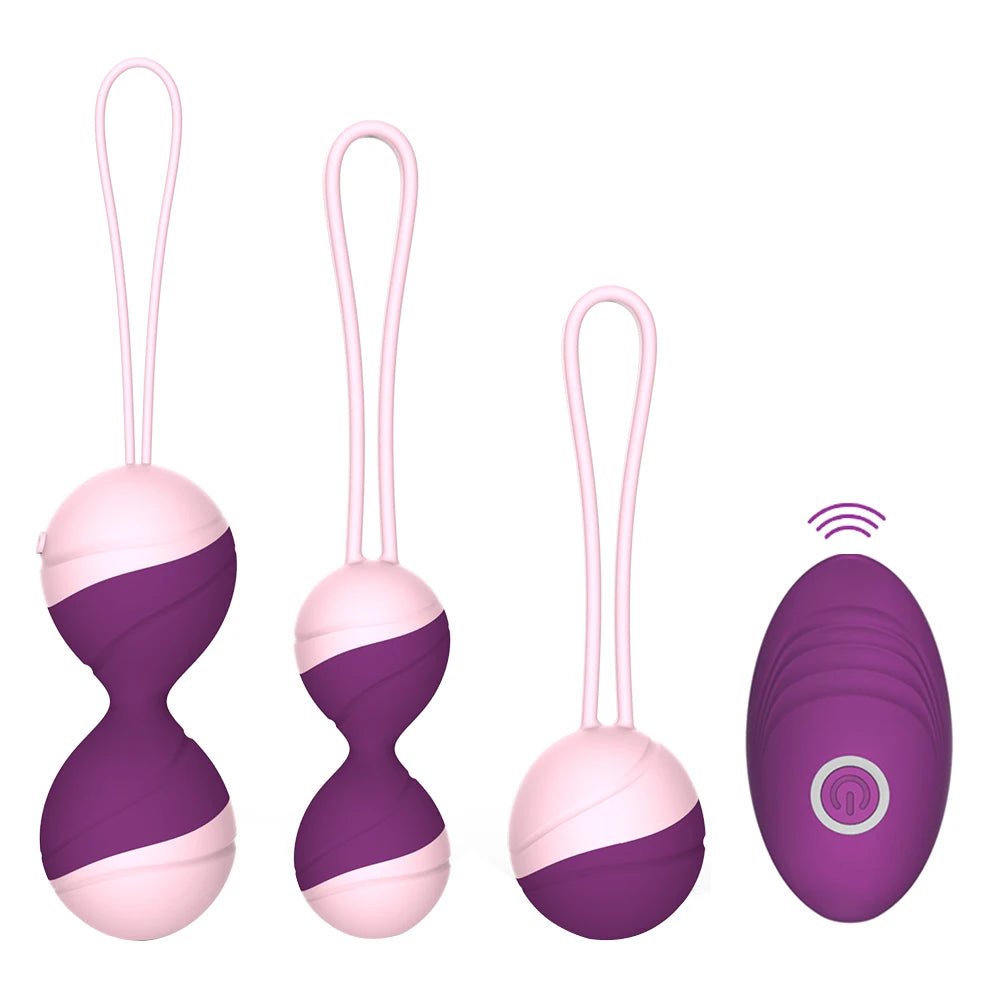 Kegel Balls Vibrator Remote Control Vibrating Egg For Women