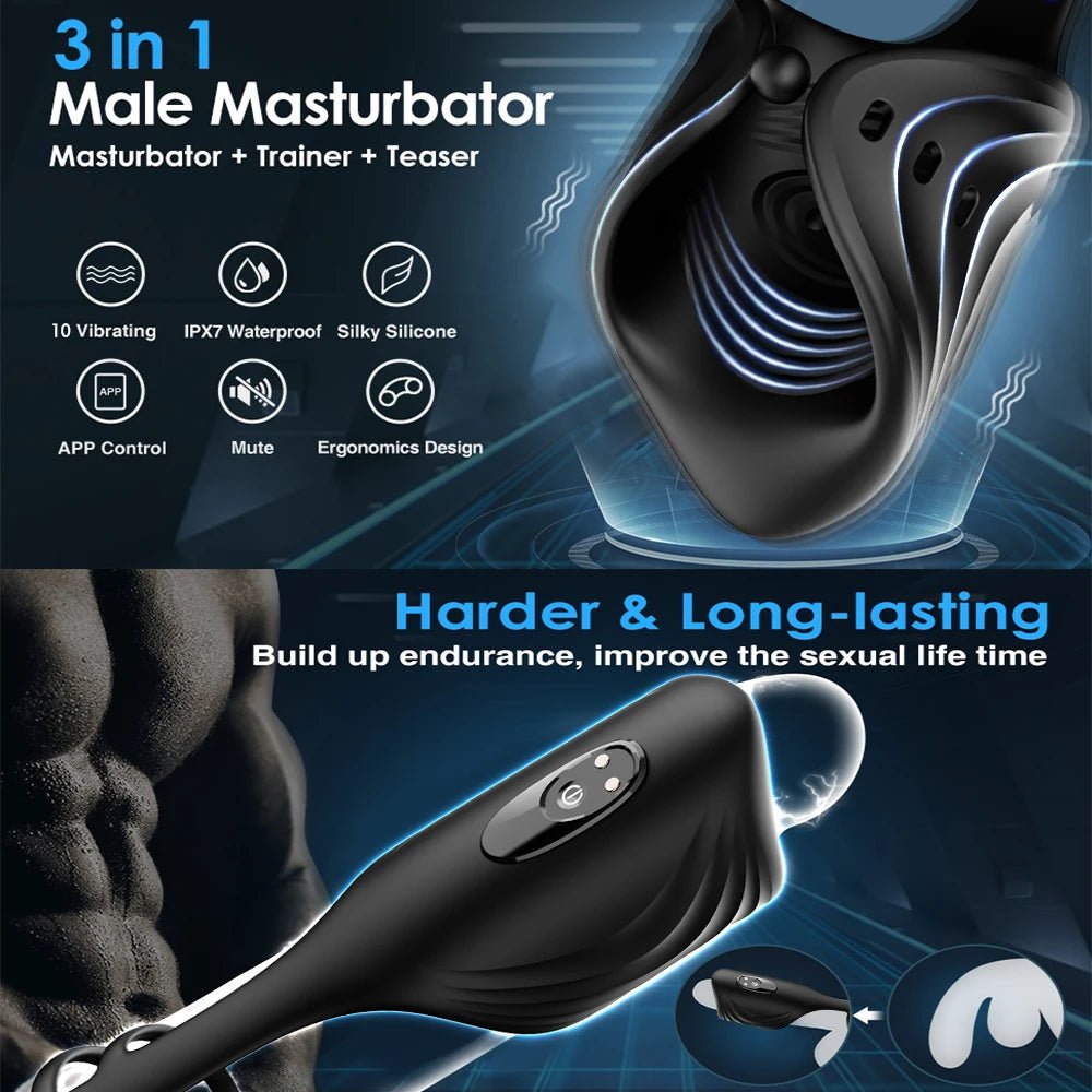 HESEKS APP Remote Double Vibrator Ring for Ultimate Pleasure