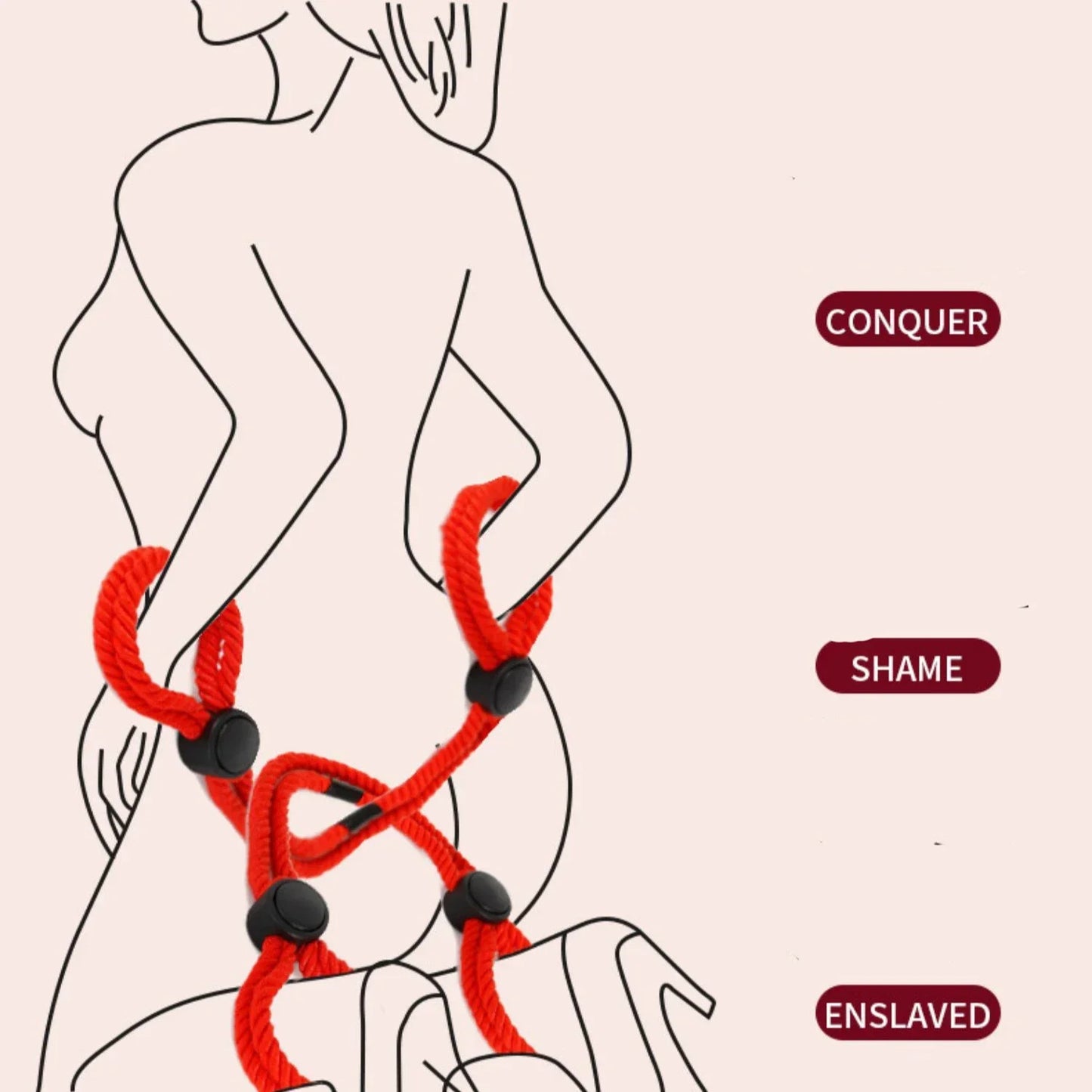 Sex Handcuff BDSM Hand Restraint Easy to Use Toy Binds