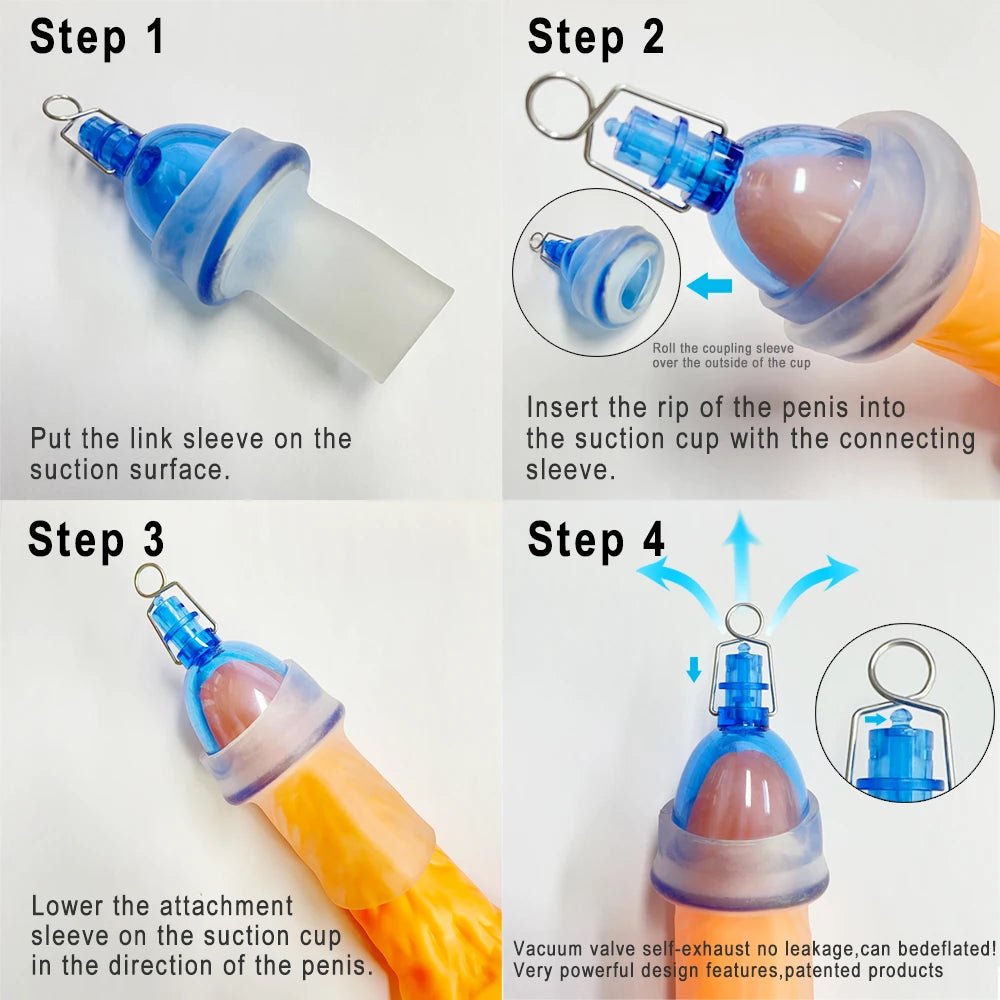 Male Extender Stretcher Vacuum Cup Enhancement Hanger Tool